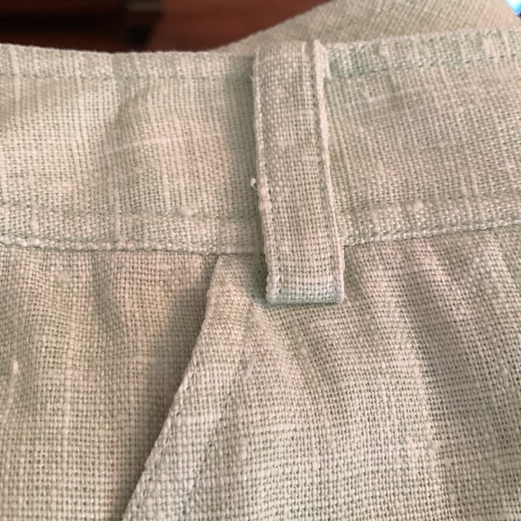 St.John Sport pale green linen pant, size 6 - Picture 5 of 8